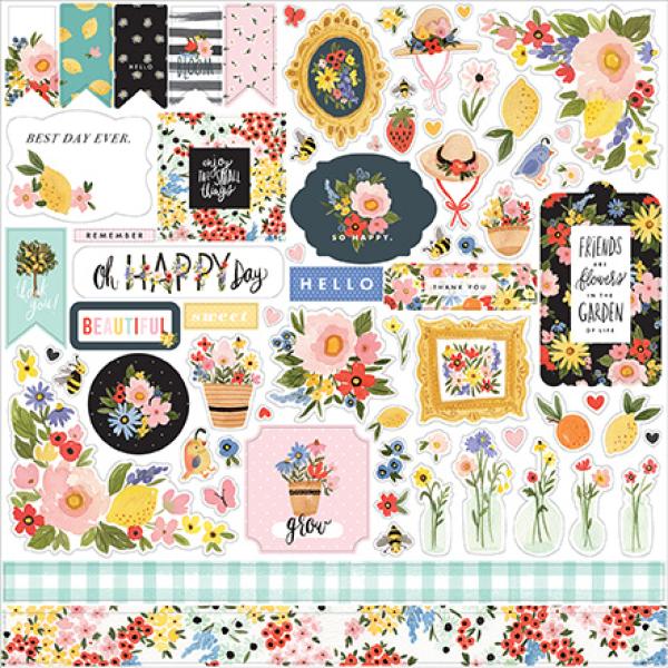 Carta Bella "Oh Happy Day" 12x12" Element Stickers