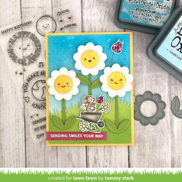 Lawn Fawn Craft Die - Flower and Sun