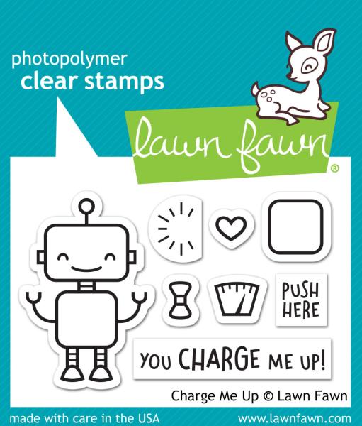 Lawn Fawn Stempelset "Charge Me Up" Clear Stamp