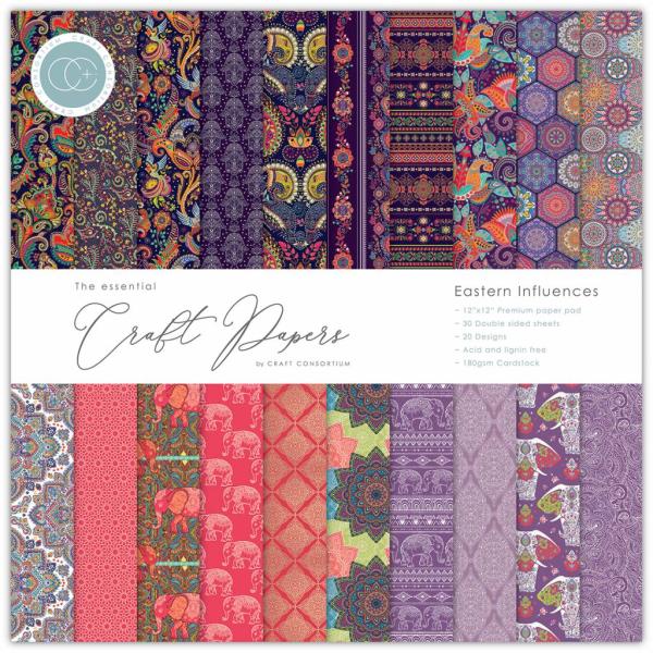 Craft Consortium Papierblock 12x12"  Essential Craft Papers