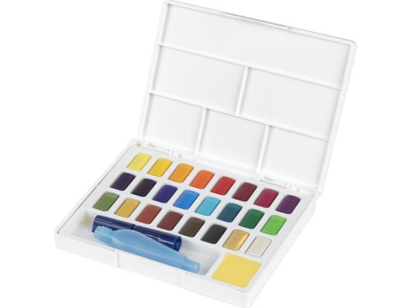 Faber-Castell Aquarellfarben in Näpfchen 24 Etui FC-169724