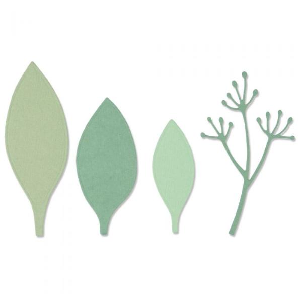 Sizzix Thinlits Craft Die-Set - Eegant Leaves / Elegante Blõtter