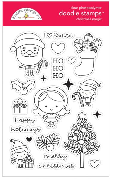 Doodlebug Design "Christmas Magic" Stamps - Stempel