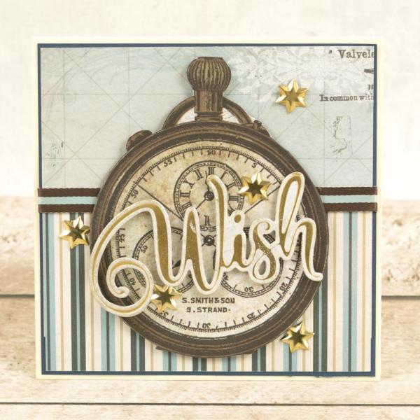 Couture Creations Cut, Foil & Emboss Die "Wish"