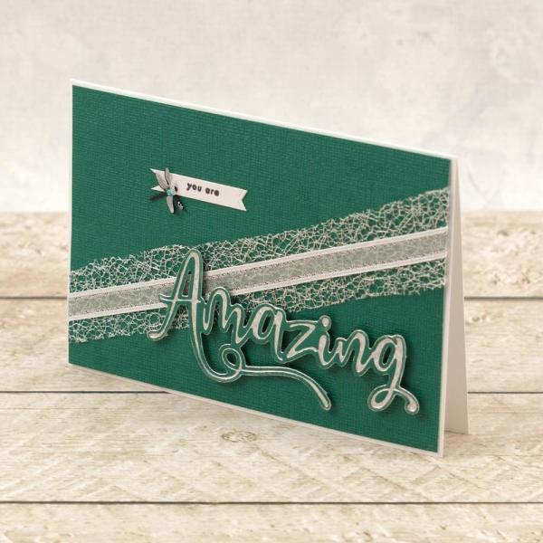 Couture Creations Cut, Foil & Emboss Die "Amazing"