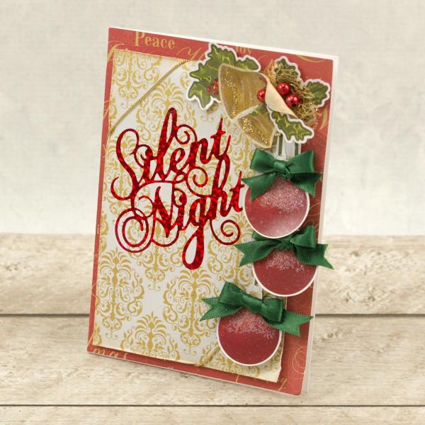 Couture Creations Hotfoil Stamp Die  - Silent Night Sentiment