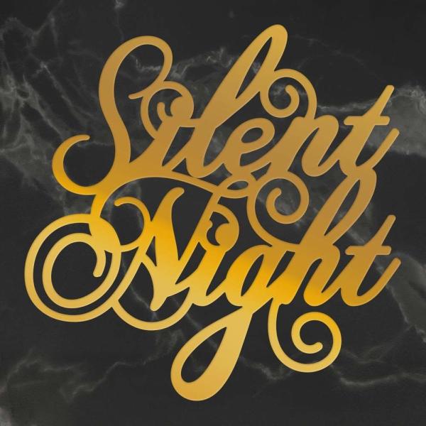 Couture Creations Hotfoil Stamp Die  - Silent Night Sentiment