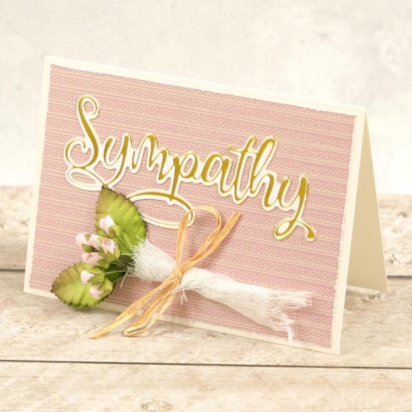 Couture Creations Cut, Foil & Emboss Die "Sympathy"