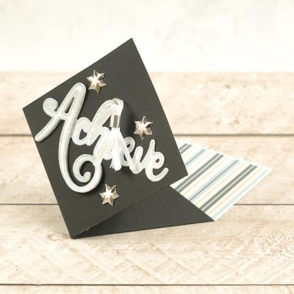 Couture Creations Cut, Foil & Emboss Die "Achieve"