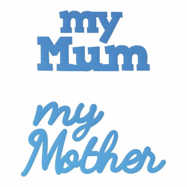 Couture Creations Mini Dies "My Mum Sentiments"