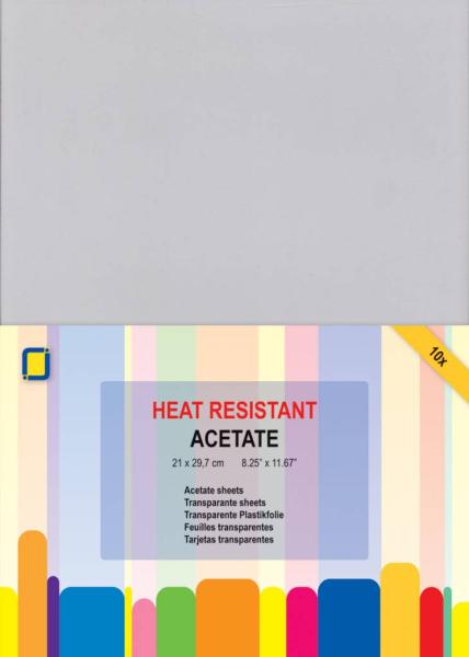 JEJE Produkt Acetate sheets heat resistant A4  - hitzebeständiges Folie 