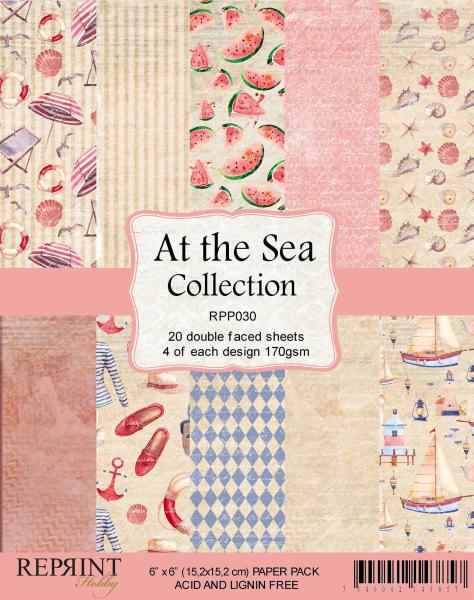 Reprint At the Sea Collection 6x6 Inch Paper Pack