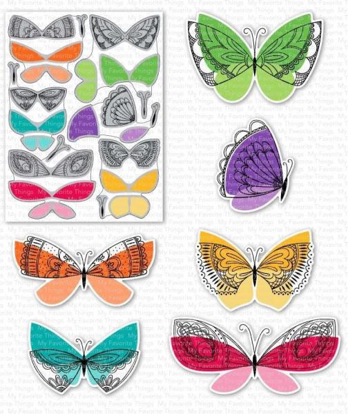 My Favorite Things Stempel "Brilliant Butterflies" Clear Stamp