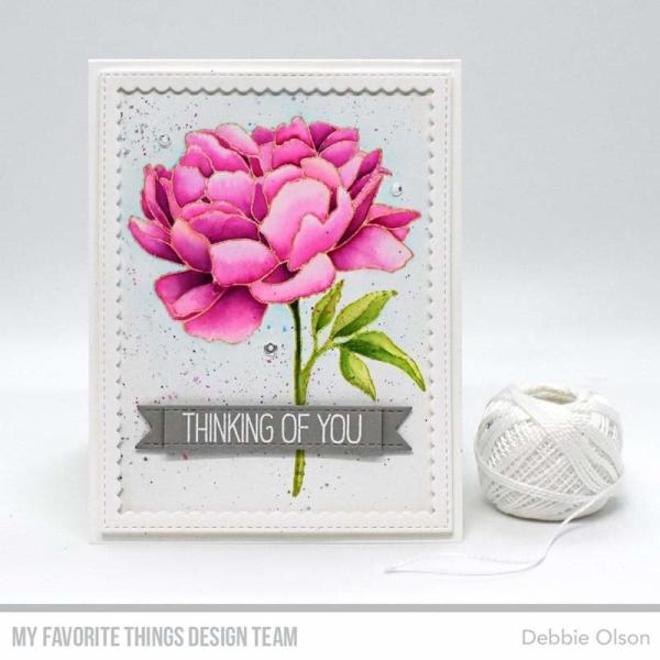 My Favorite Things "Peony Perfection Cling" Cling Stamp