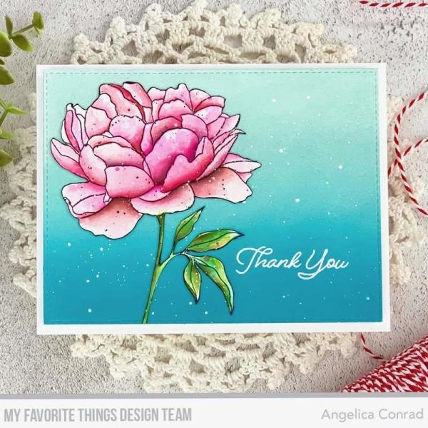 My Favorite Things "Peony Perfection Cling" Cling Stamp