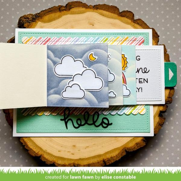 Lawn Fawn Stempelset "All the Clouds" Clear Stamp