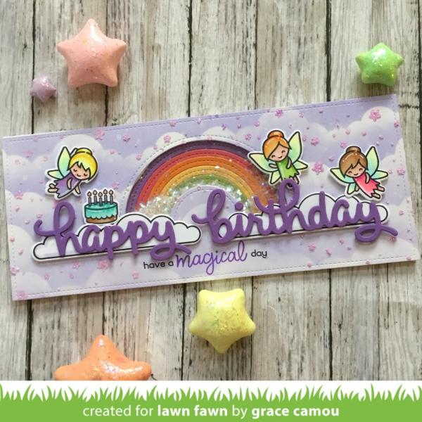 Lawn Fawn Craft Dies - Unicorn Picnic