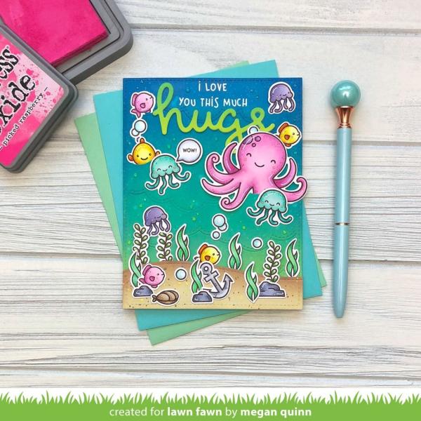 Lawn Fawn Craft Dies - Ocean Shell-fie