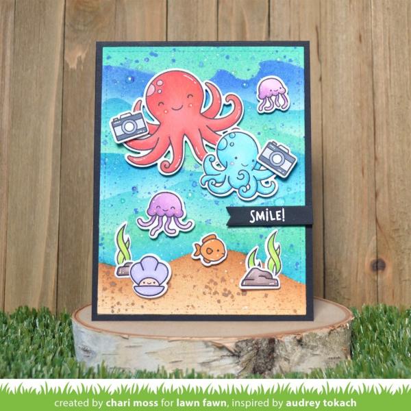 Lawn Fawn Craft Dies - Ocean Shell-fie