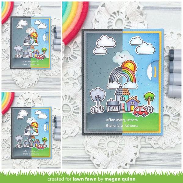 Lawn Fawn Craft Die - Reveal Wheel Puffy Cloud Add-on Die