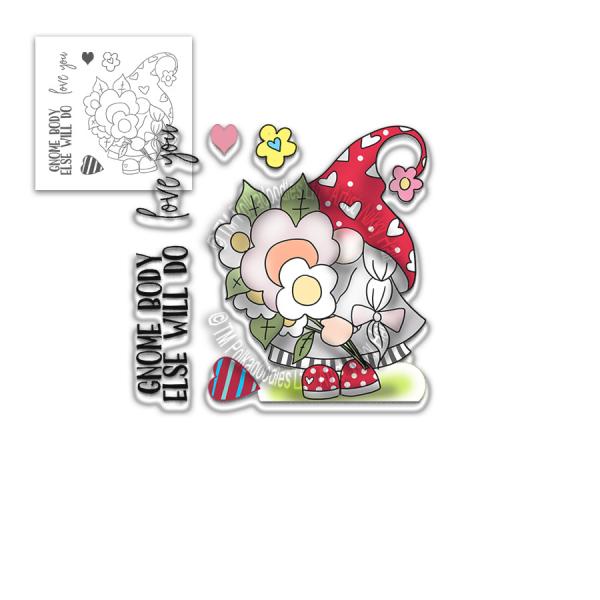 Polkadoodles Stempel "Gnome Body Else Will Do" Clear Stamp-Set