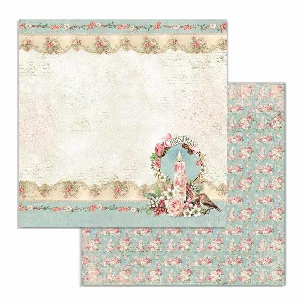 Stamperia "Pink Christmas" 12x12" Paper Pack - Cardstock