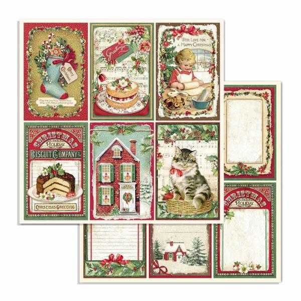 Stamperia "Classic Christmas" 12x12" Paper Pack - Cardstock