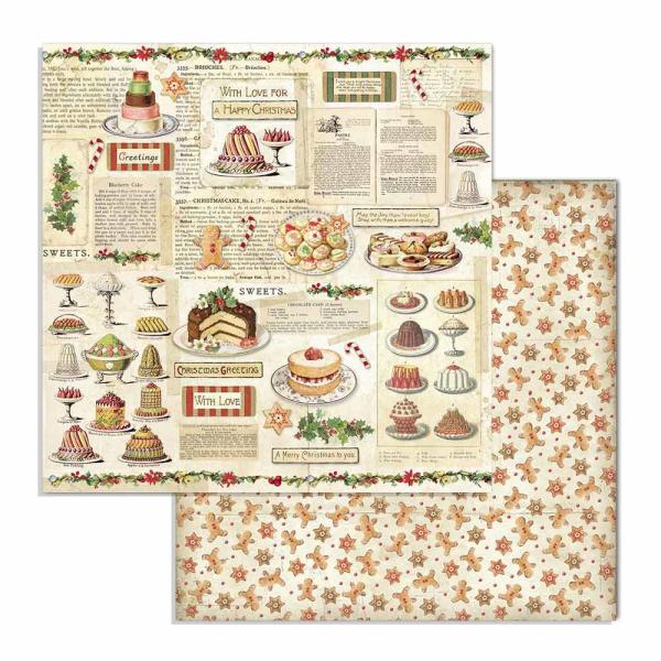 Stamperia "Classic Christmas" 12x12" Paper Pack - Cardstock