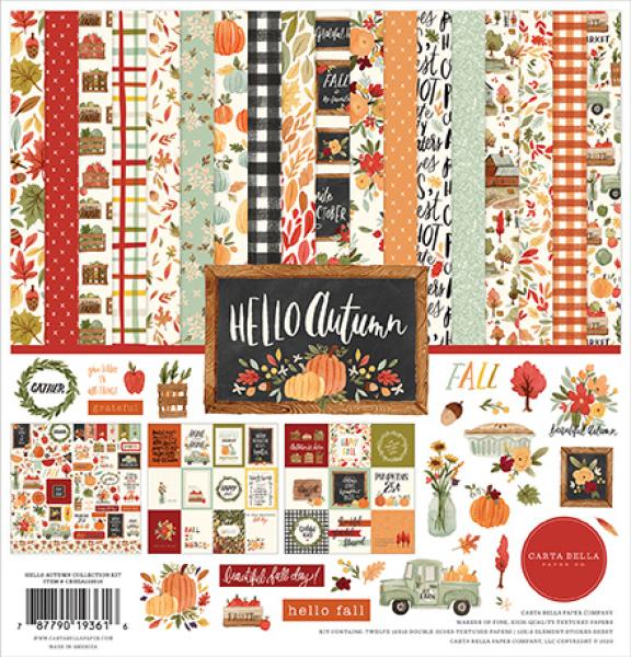 Carta Bella "Hello Autumn" 12x12" Collection Kit