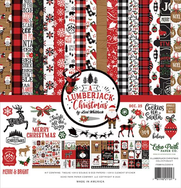 Echo Park "A Lumberjack Christmas" 12x12" Collection Kit