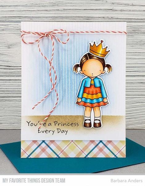 My Favorite Things "Lined by Hand" 6x6" Background Cling Stamp