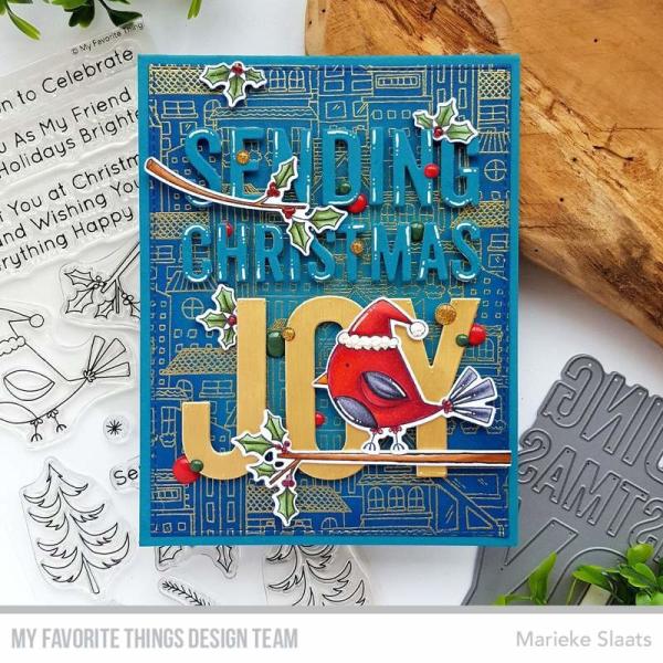 My Favorite Things Stempelset "Christmas Cardinals" Clear Stamp Set