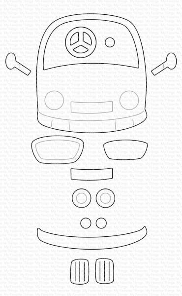 My Favorite Things Die-namics "Carpool" | Stanzschablone | Stanze | Craft Die