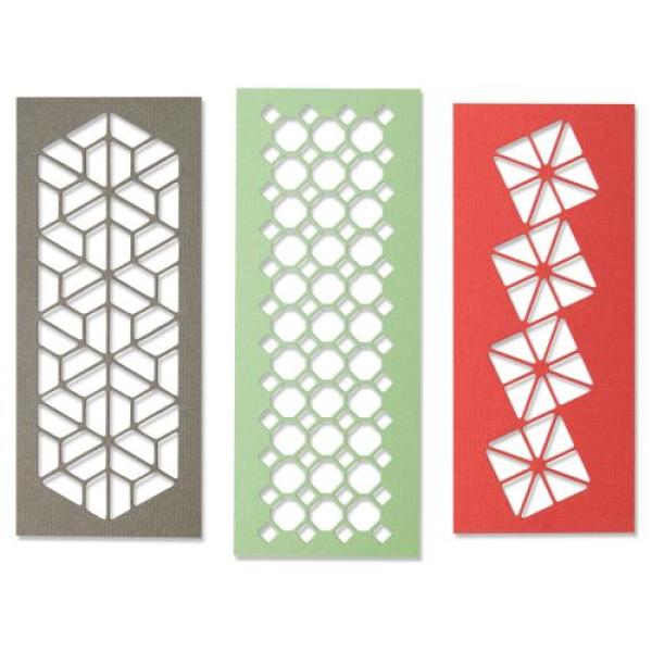 Sizzix Thinlits Craft Die-Set - Geo Trio