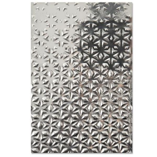 Sizzix 3D Embossing Folder Textured Impressions Embossing Folder - Star Fall - 3D Prägefolder