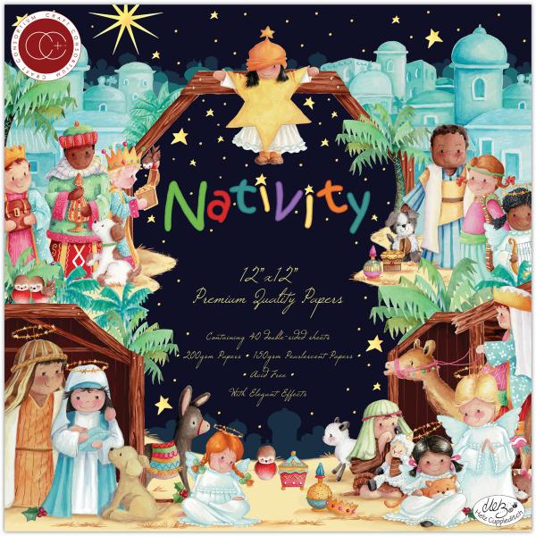 Craft Consortium Papierblock 12x12"  Nativity 