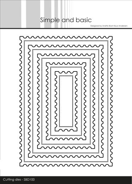 Simple and Basic "Stamp Rectangle" Die