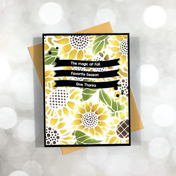 LDRS-Creative Harvest Wishes Sentiment Stack Clear Stamps