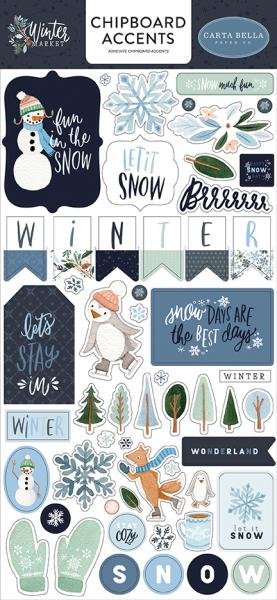 Carta Bella "Winter Market" Chipboard - Sticker