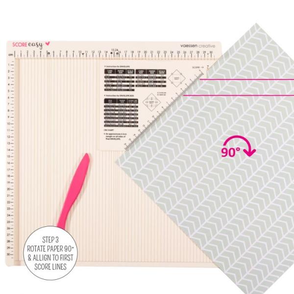 Vaessen Creative - Score Easy Mehrzweck Falzbrett CM Offwhite