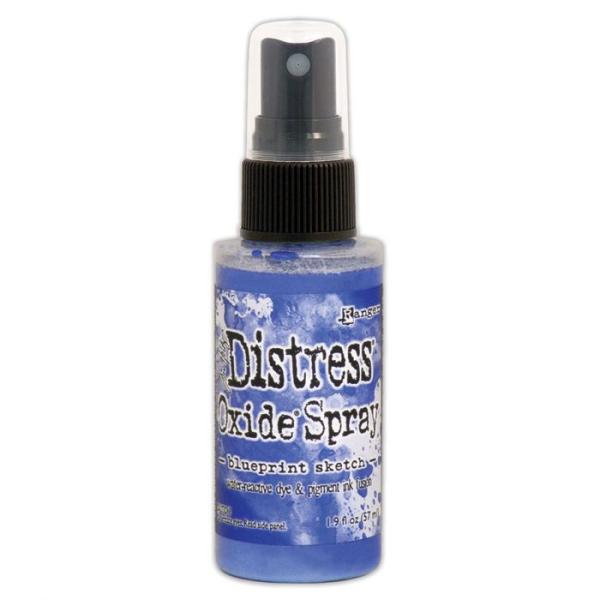 Ranger - Tim Holtz Distress Oxide Spray - Blueprint sketch