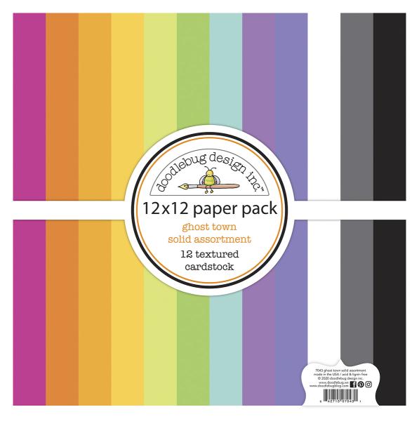 Doodlebug Design Ghost Town  12" Paper Pack  - Designpapier 