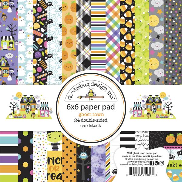 Doodlebug Design Ghost Town 6" Paper Pack  - Designpapier 