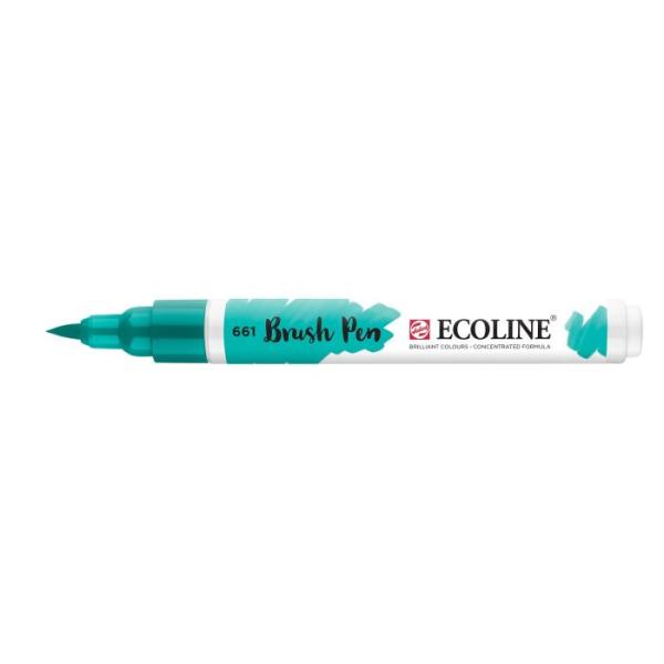 Talens Ecoline Brushpen Türkisgrün 661