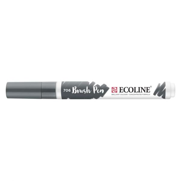 Talens Ecoline Brushpen Dunkelgrau 706