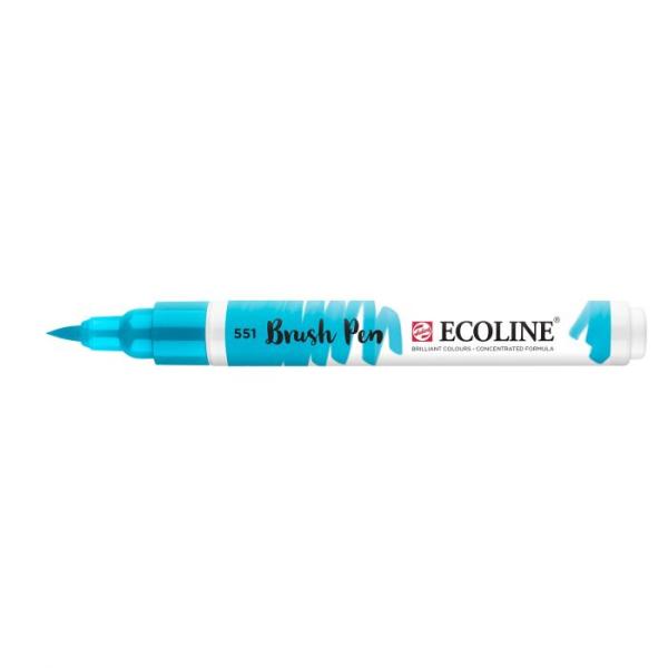 Talens Ecoline Brushpen Himmelblau Hell 551