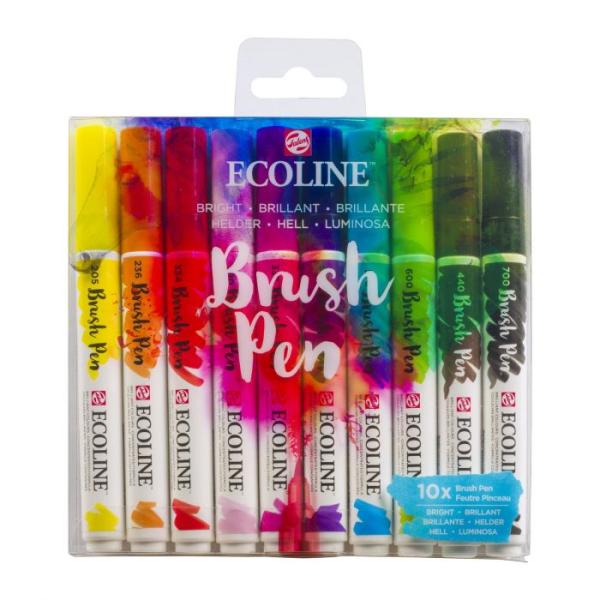 Talens Ecoline Brushpen Hell 10er Set