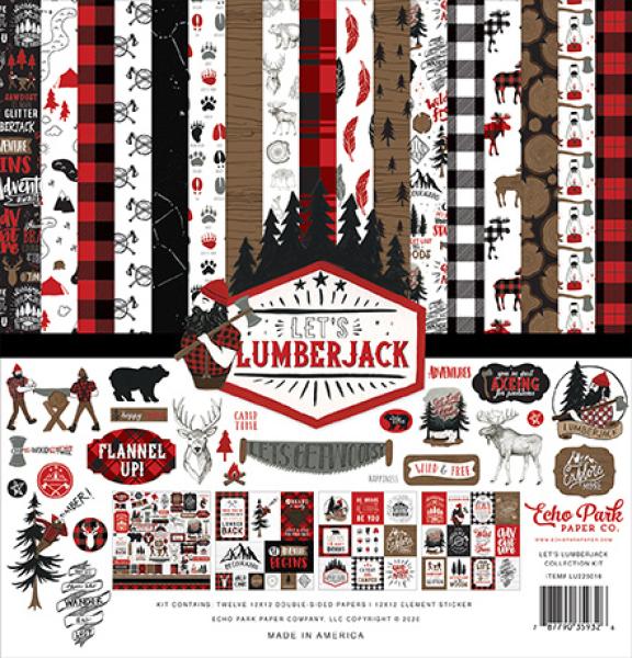 Echo Park "Let's Lumberjack" 12x12" Collection Kit