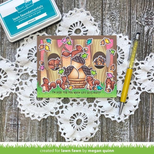 Lawn Fawn Stempelset "Let's Go Nuts" Clear Stamp