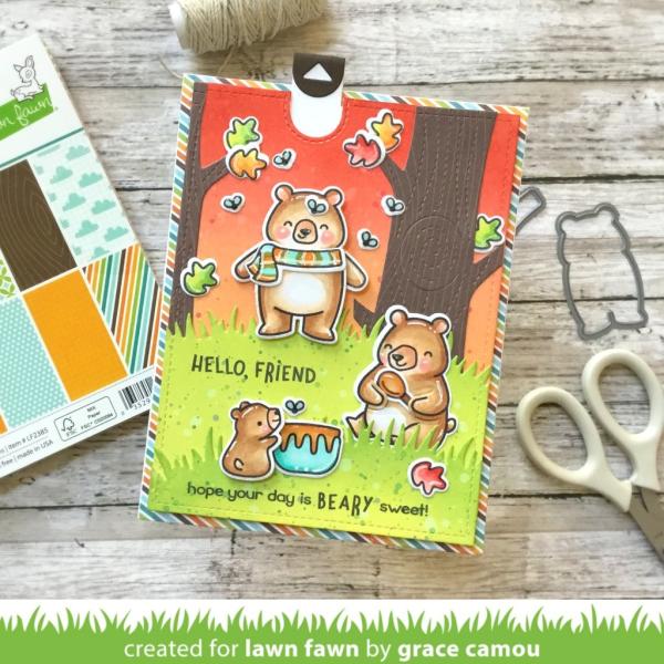 Lawn Fawn Craft Dies - Waving Pull Tab Starter Set